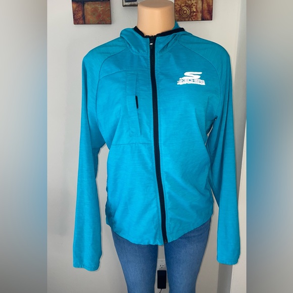 SKECHERS HOT SWEET JACKET RUNNING JACKET ELASTICY SIZE M EXCELLENT CONDITIONS - Picture 1 of 5